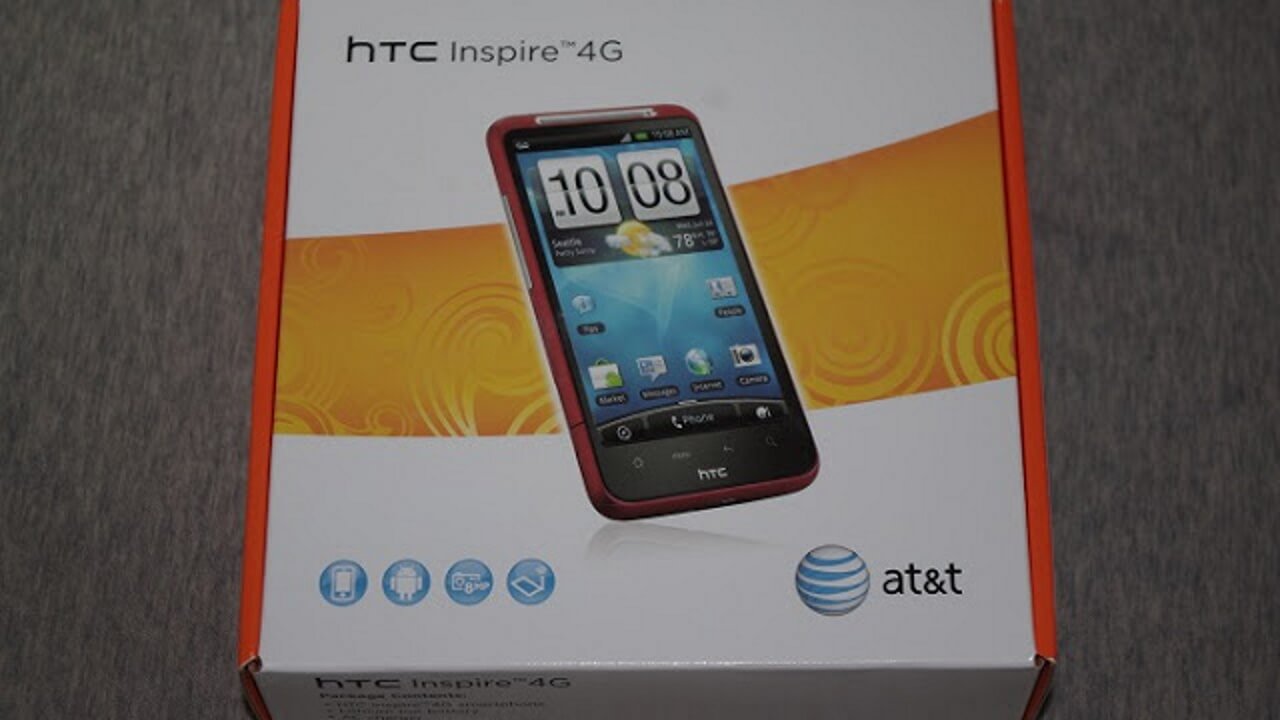 着ました「HTC Inspire 4G」Radio Shack Limited RED