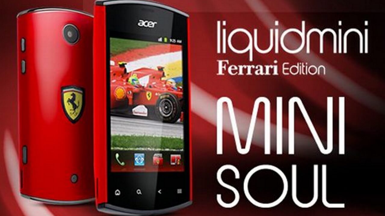 Acer Liquid Mini Ferrari Edition
