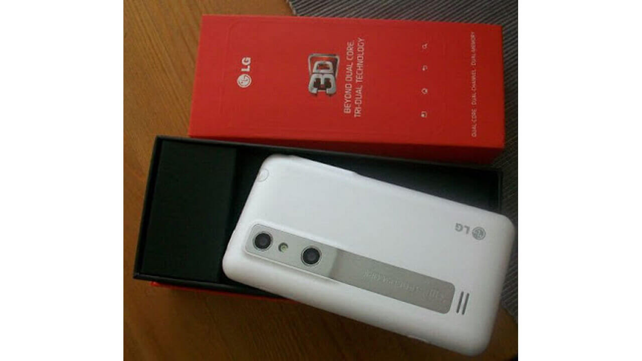 LG Optimus 3D Limited WHITE