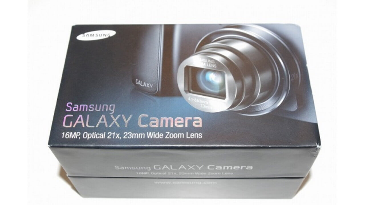 Galaxy Camera EK-GC100のBLACKカラーが到着