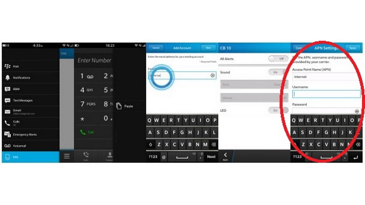 BlackBerry OSは10.1へのアップデートにてAPNの設定をサポート！
