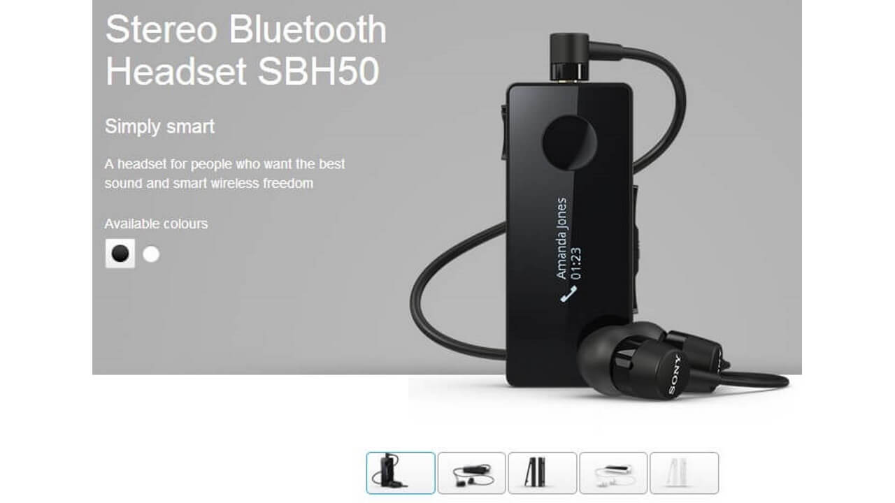 Sony Stereo Bluetooth Headset SBH50が届きました