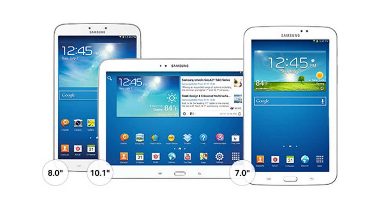 Galaxy Tab 3 7.0/8.0/10.1がドイツで発売