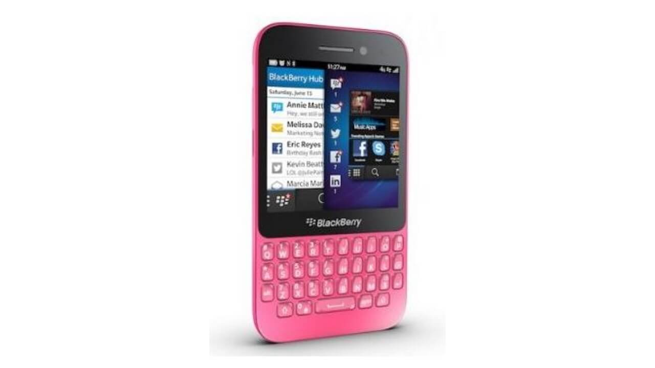 BlackBerry Q5 PINKが香港でも発売
