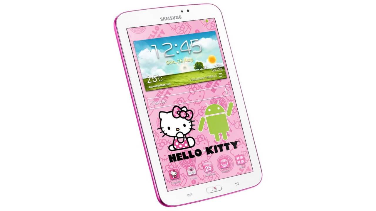Galaxy Tab 3 7.0 T2100 Hello Kitty Editionがドイツで発売されてました