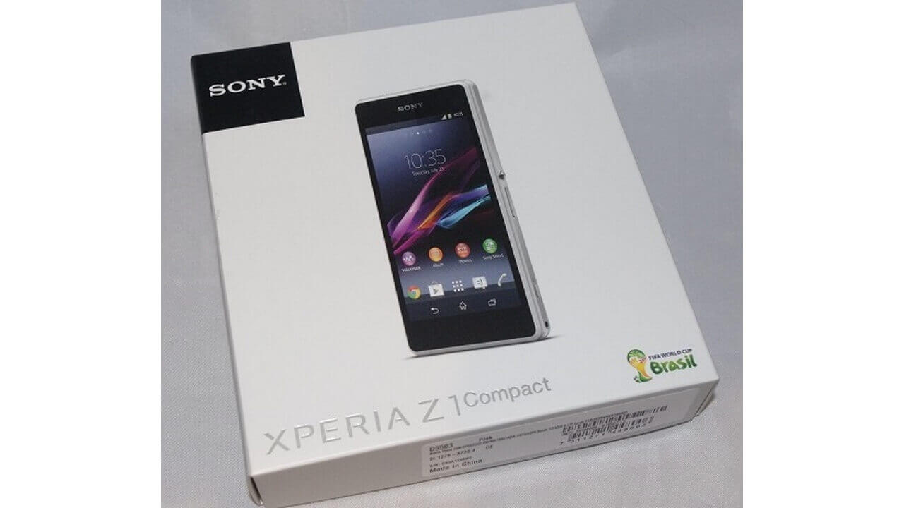 Xperia Z1 Compact D5503が届きました
