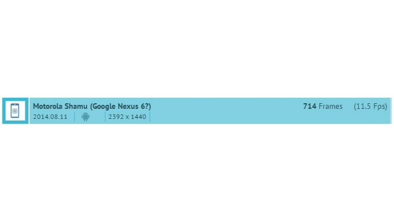 Nexus 6かもしれないMotorola ShamuがGFXBenchに登場
