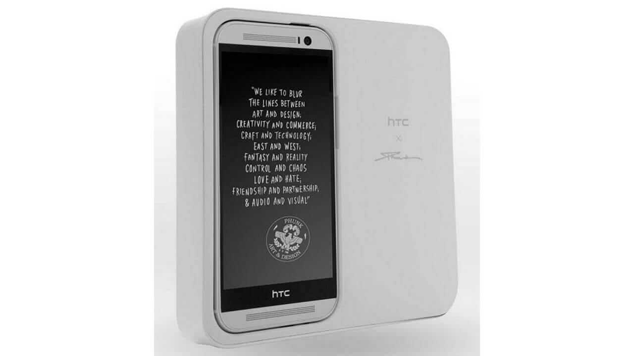 HTC One（M8）Phunk Studio Editionの刻印風景などFacebookで公開