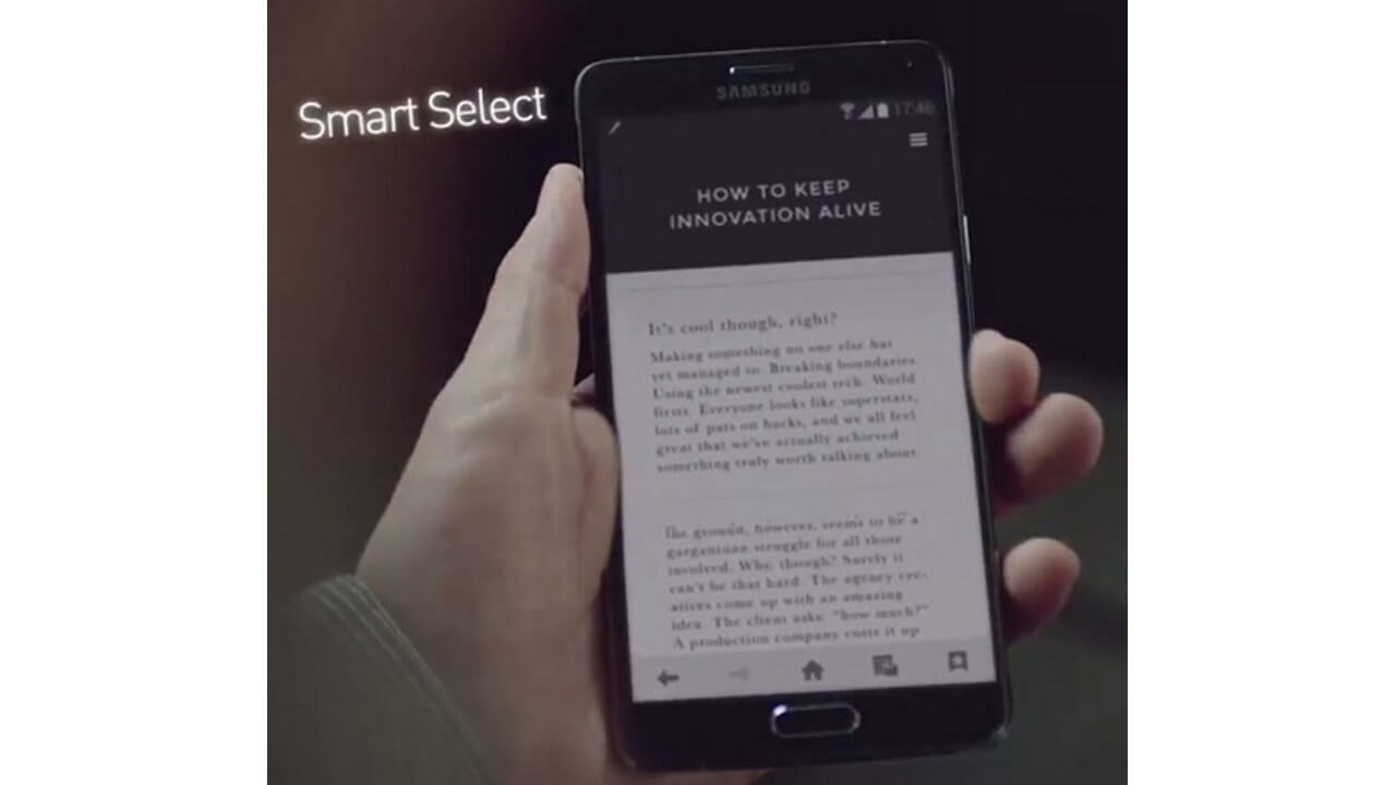 Samsung、Galaxy Note 4のSペンにフィーチャーした動画公開