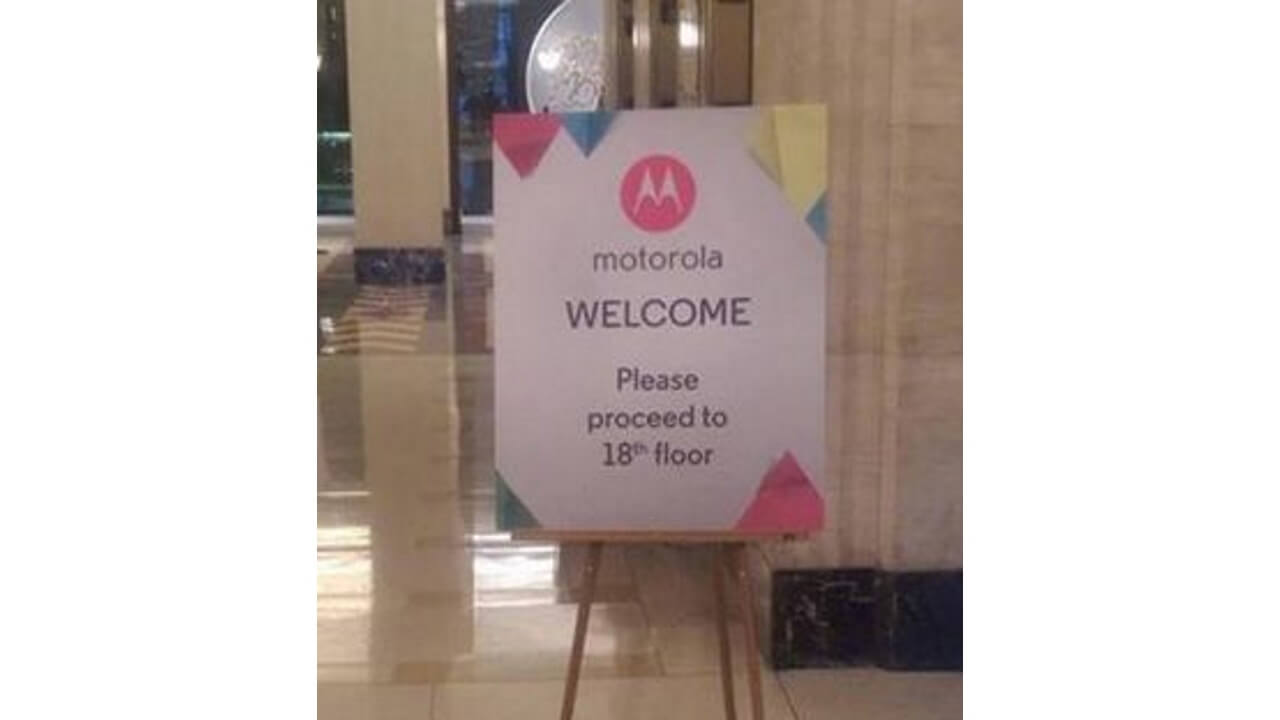Motorolaプレスイベントが5日に変更？