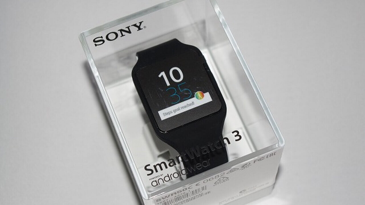 「Sony SmartWatch 3」が届きました