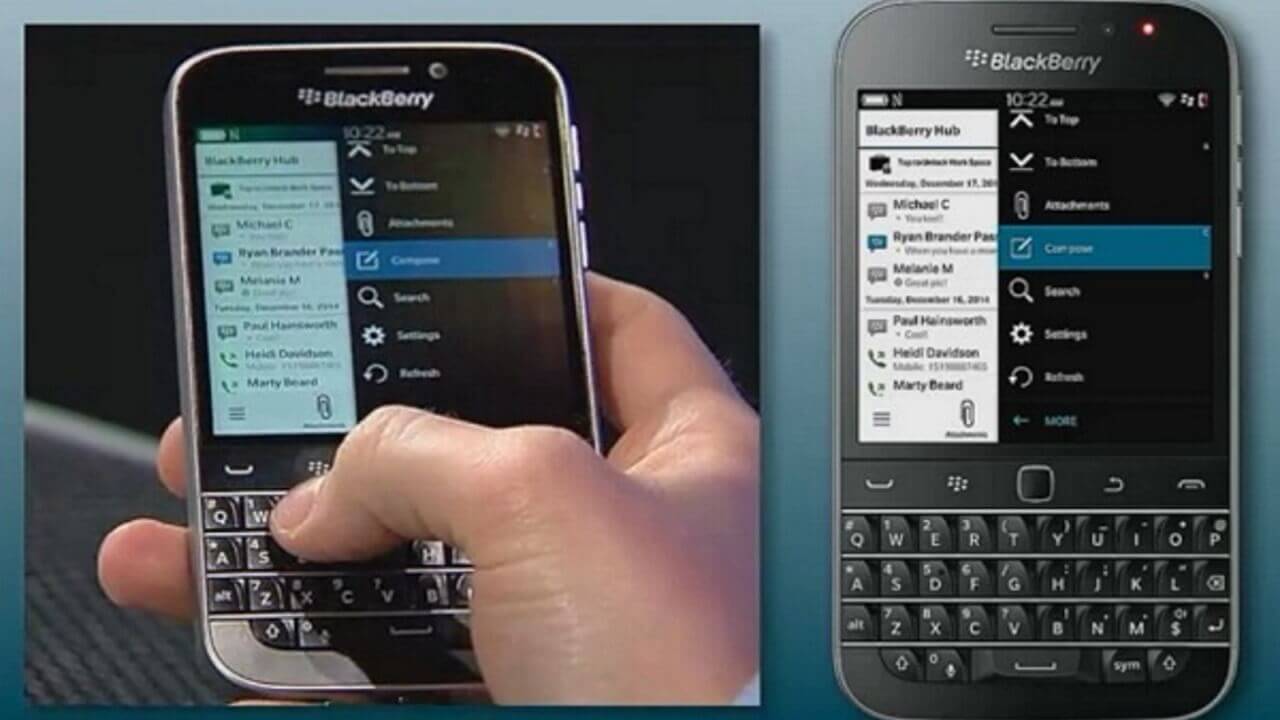 「BlackBerry Classic」正式発表