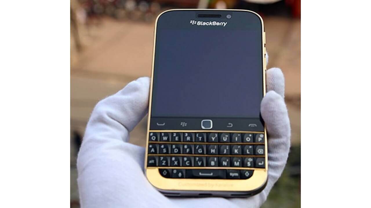 ベトナムのカスタムメーカーが「BlackBerry Classic」ゴールドカスタムの受付開始