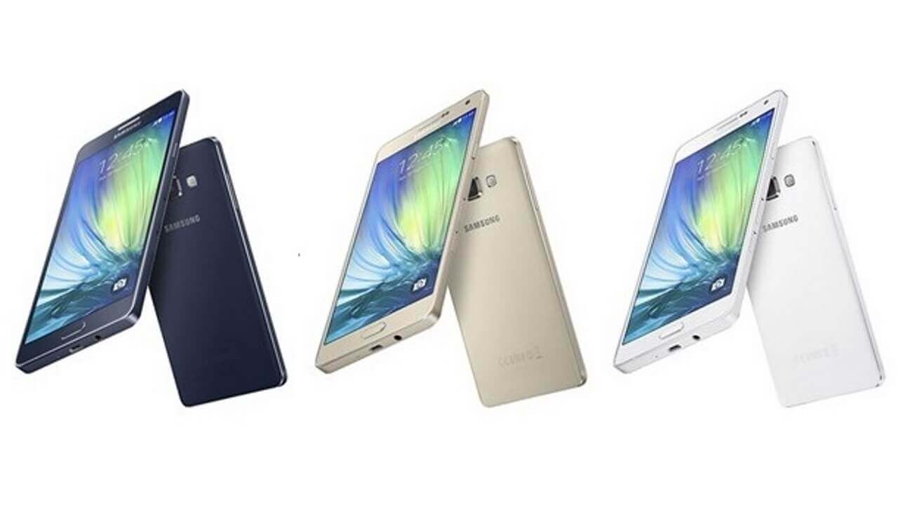 Samsung、スリムメタルユニボディ「Galaxy A7」発表
