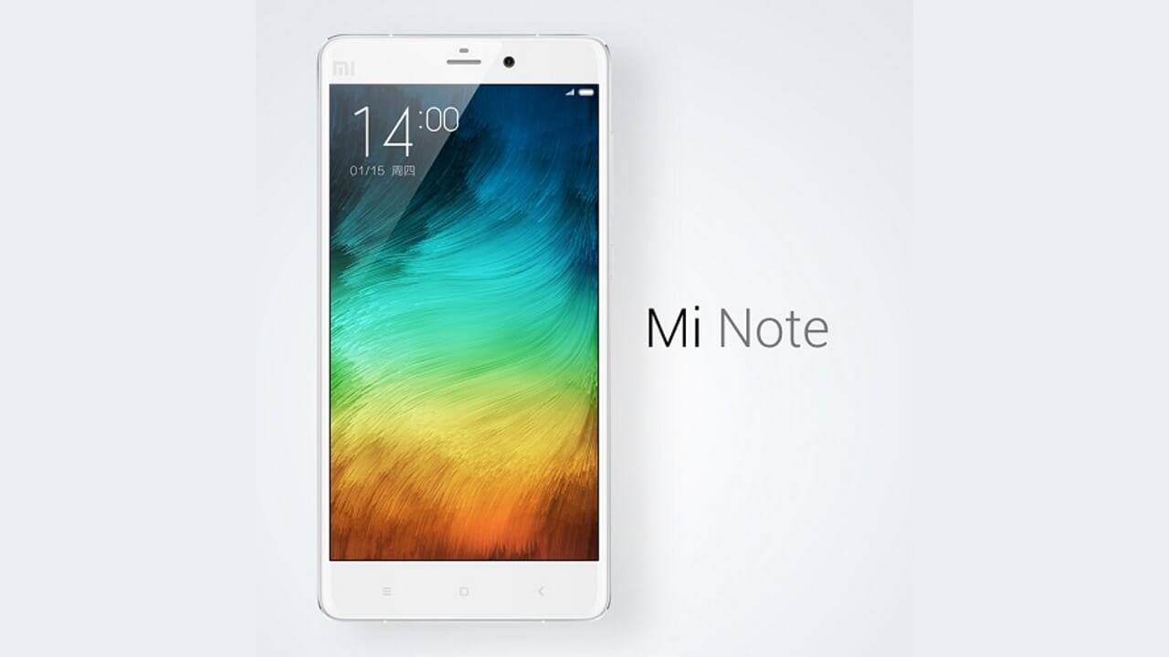 Xiaomi、ハイスペックな新フラッグシップ「Mi Note」「Mi Note Pro」発表
