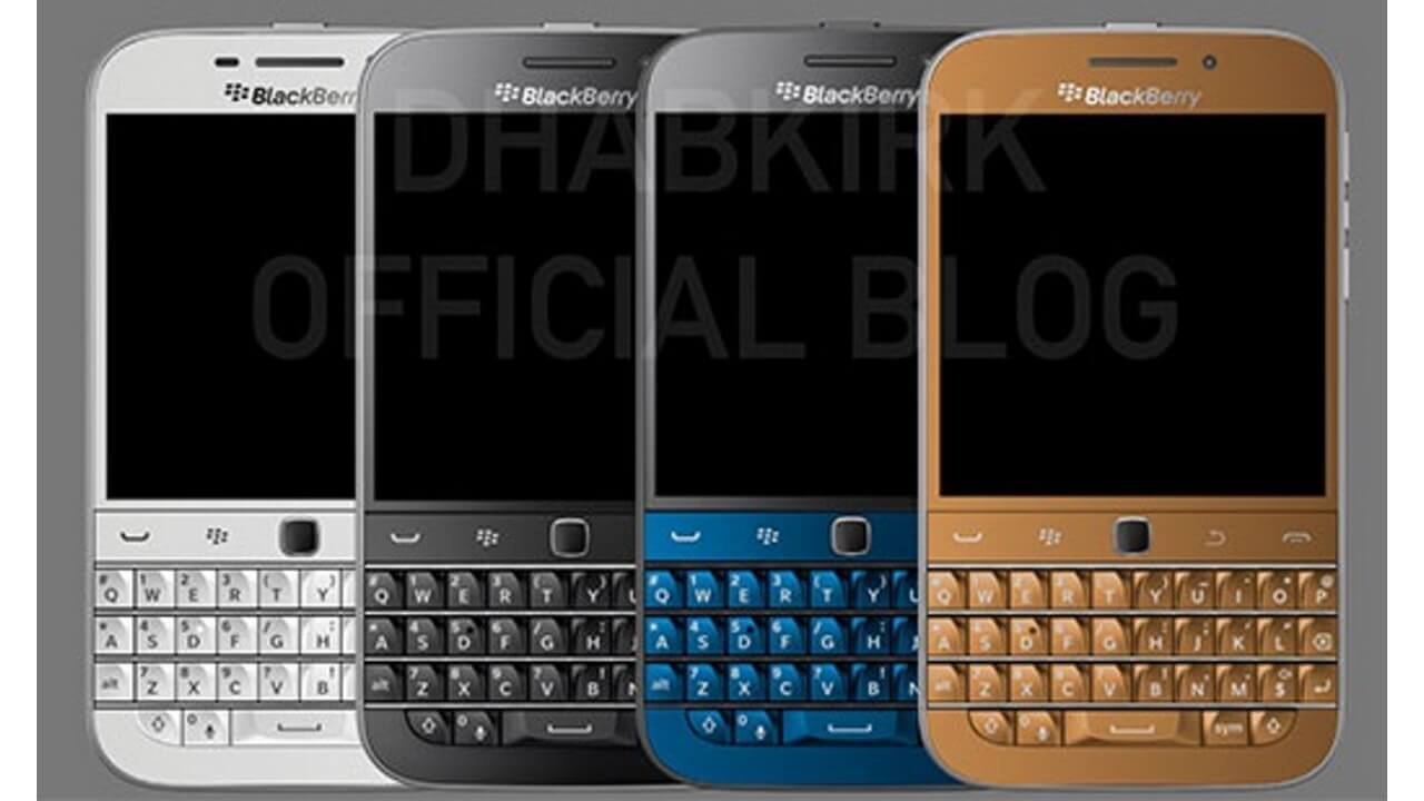 「BlackBerry Classic」BLUE/BRONZEもあり？