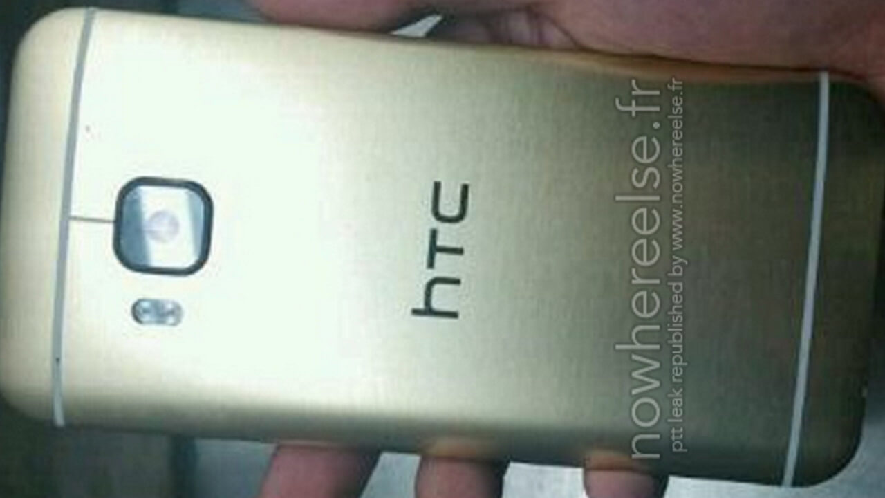「HTC One M9」GOLDのバックパネル画像が流出