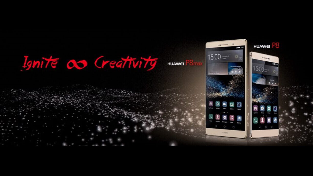 メタルユニボディ採用フラッグシップ「Huawei P8/P8 Max」発表