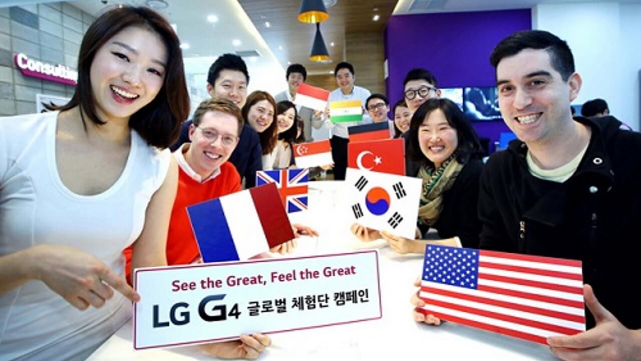 「LG G4」アンバサダープログラム世界15か国で募集開始