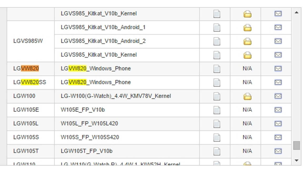 LG公式サイトにWindows Phone型番「LGVW820/820SS」が掲載