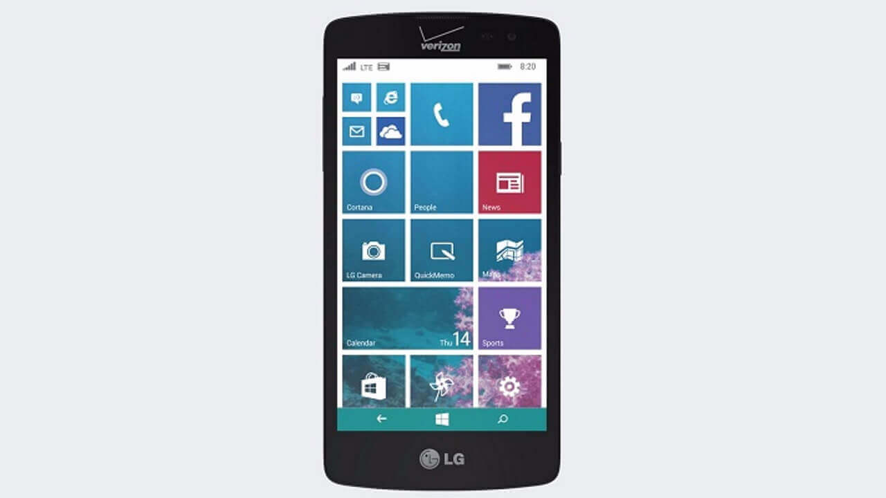 Verizon、Windows Mobile 8.1搭載「LG Lancet」発売