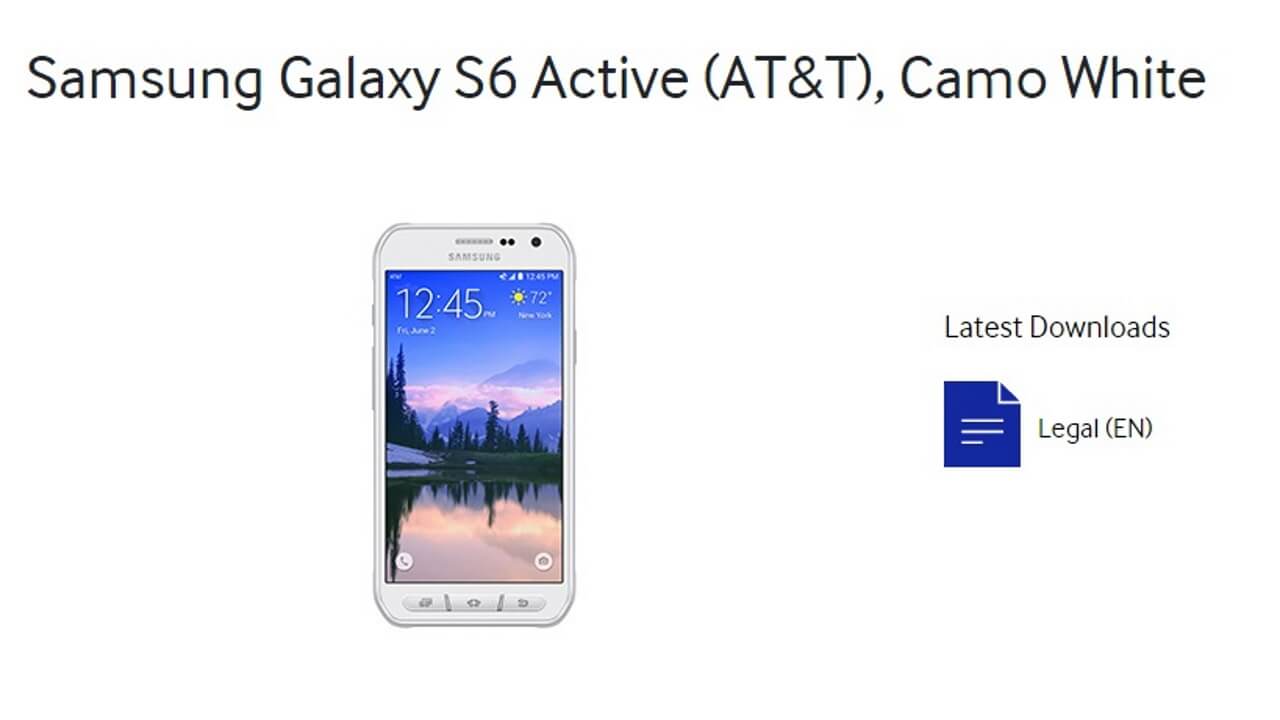 Samsung、「Galaxy S6 Active（SM-G890A）」製品ページ公開