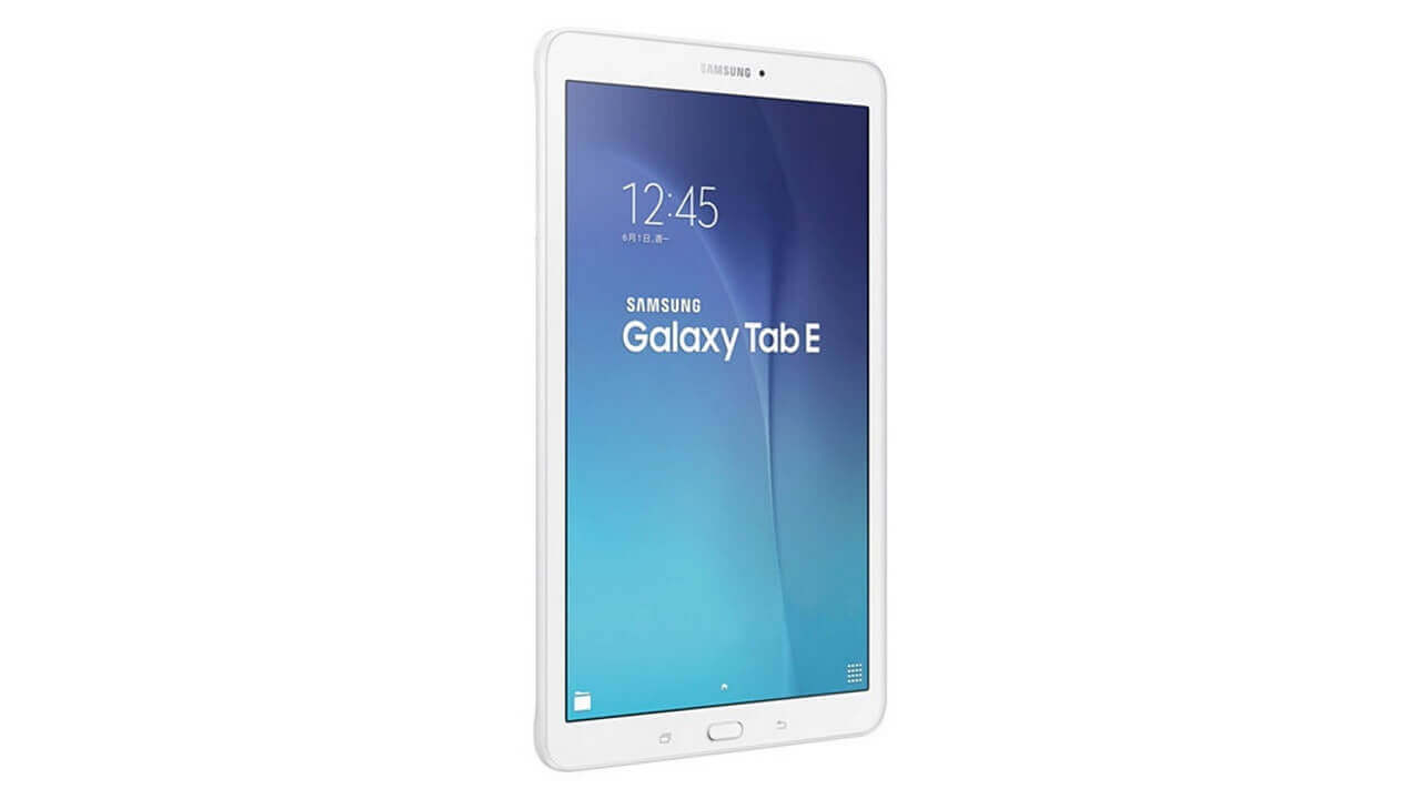 Samsung、エントリータブレット「Galaxy Tab E」台湾で正式発表