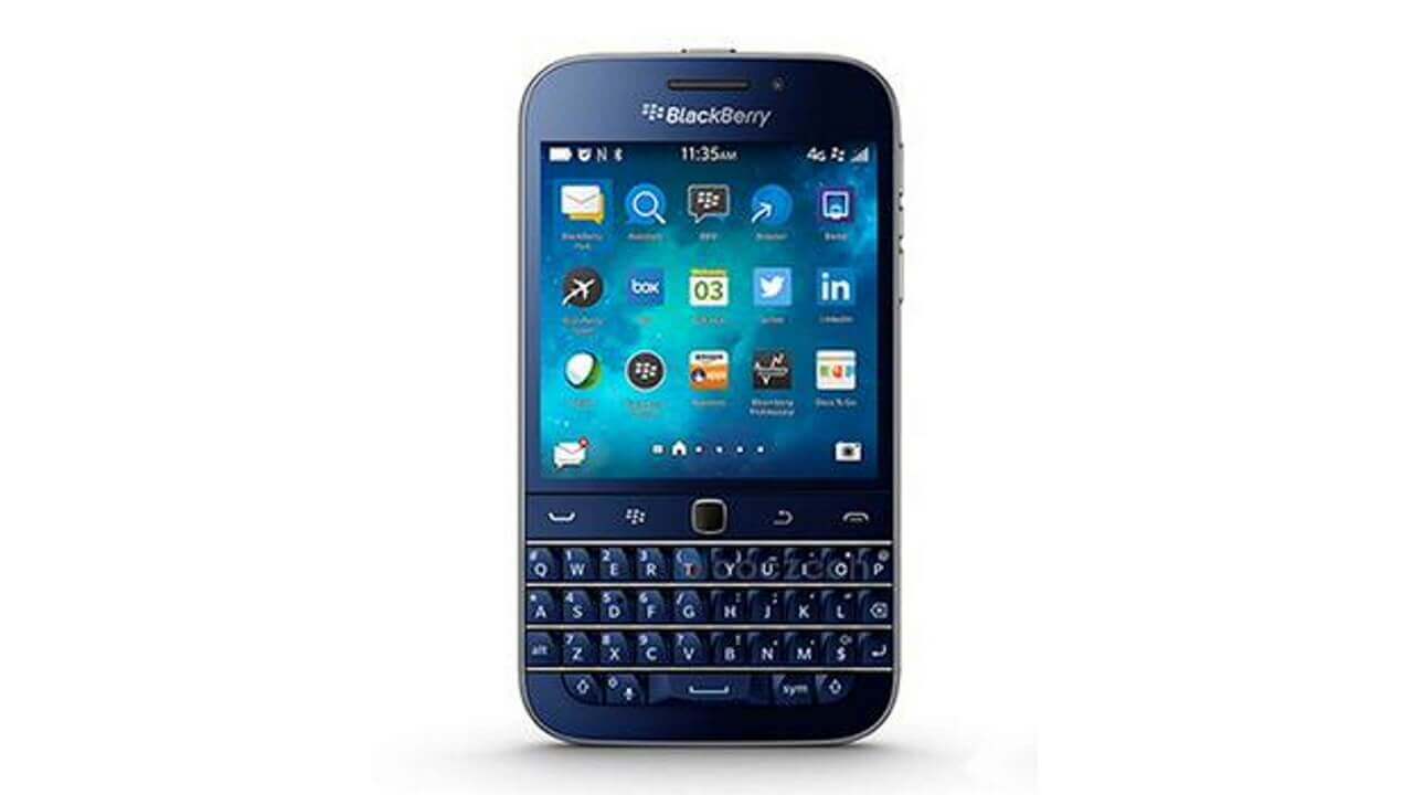 Uniqbe、「BlackBerry Classic（SQC100-1）」ブルー取り扱い開始