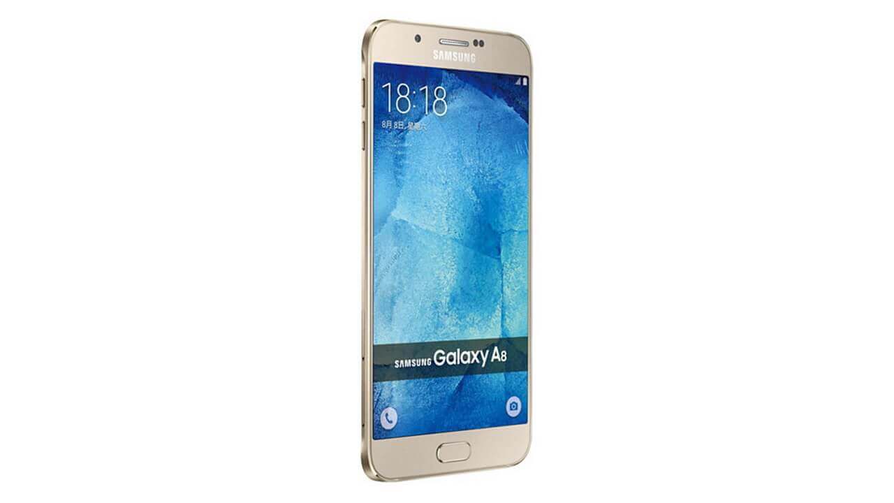 5.9mmの薄型スマートフォン「Galaxy A8」は8月に台湾でも発売