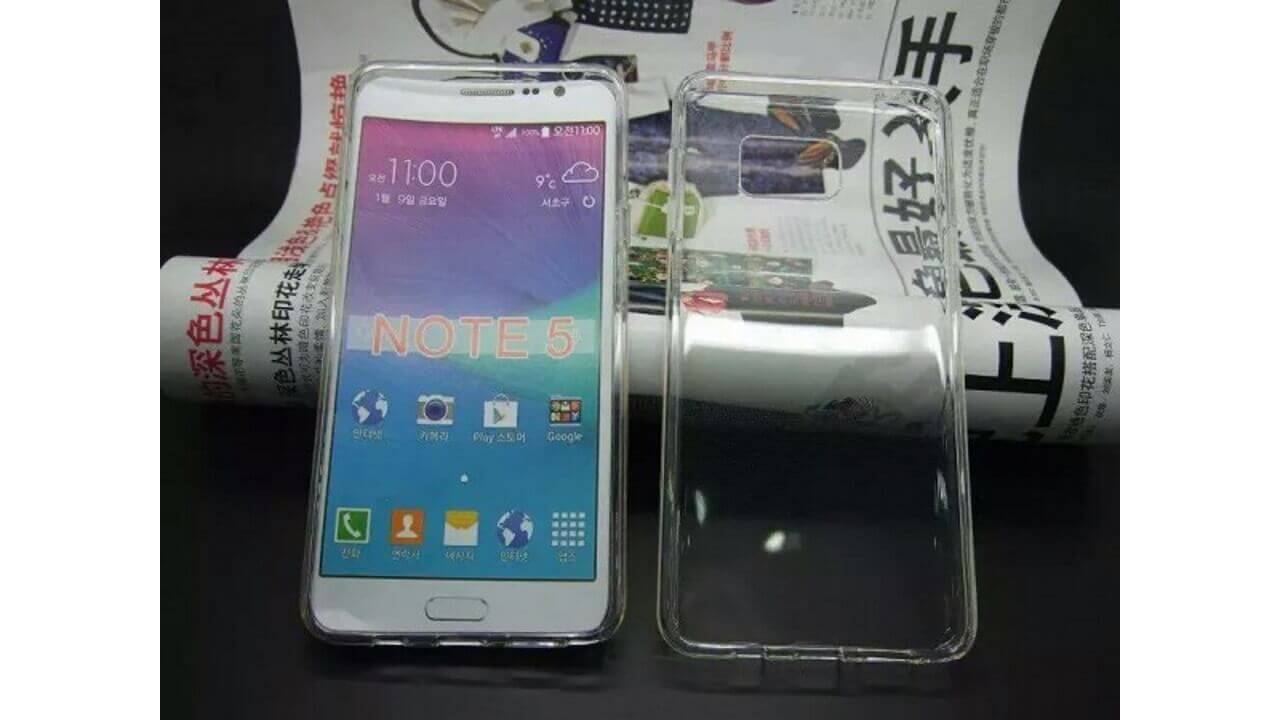 未発表Samsung製「Galaxy Note 5」用ノーブランドケースが早くも登場