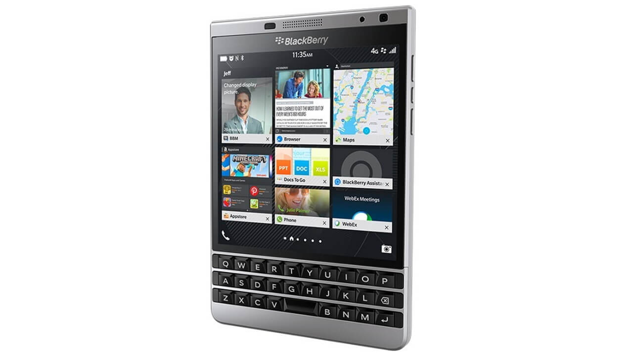 ステンレススチールフレーム採用「BlackBerry Passport Silver Edition」発表
