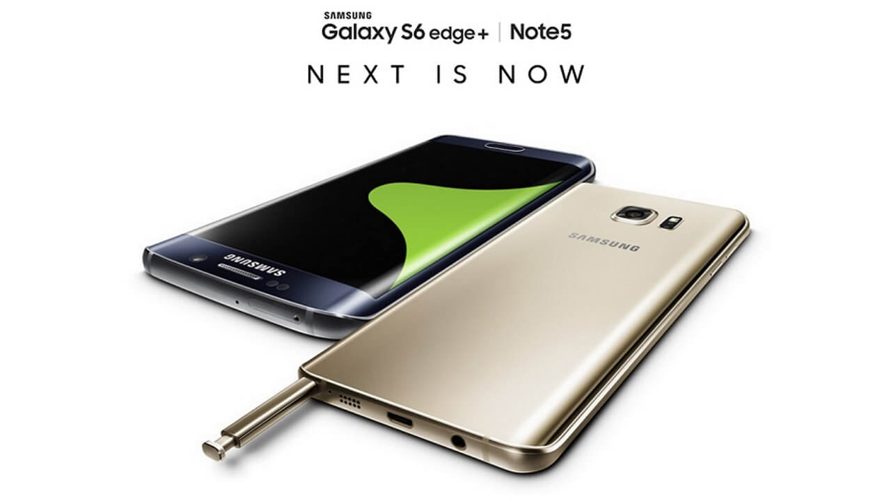 Samsung、4GB RAM搭載ハイスペック「Galaxy Note5/S6 Edge+」正式発表