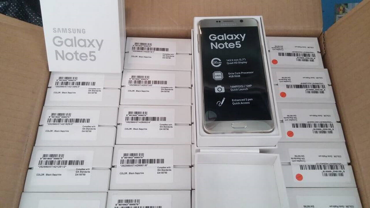 香港Bq-Shopに「Galaxy Note5（SM-N920）」入荷