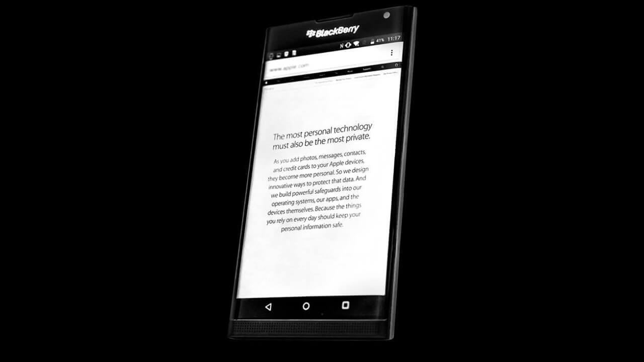 Android搭載「Priv for BlackBerry」公式キャンペーンページ公開