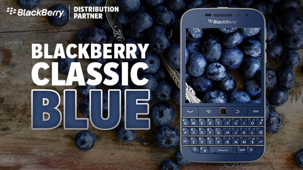 FOX、「BlackBerry Classic」ブルー取り扱い開始