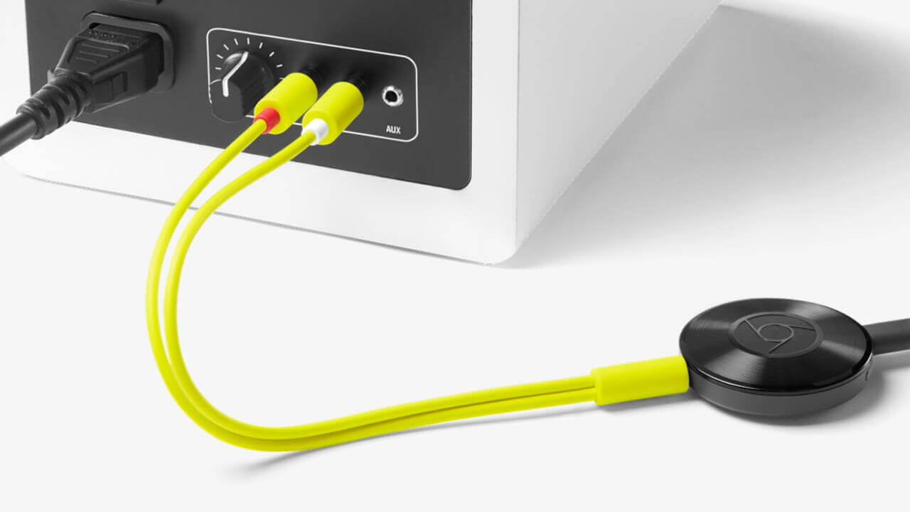 米Google Store、「Chromecast Audio」用RC/二光ケーブル発売
