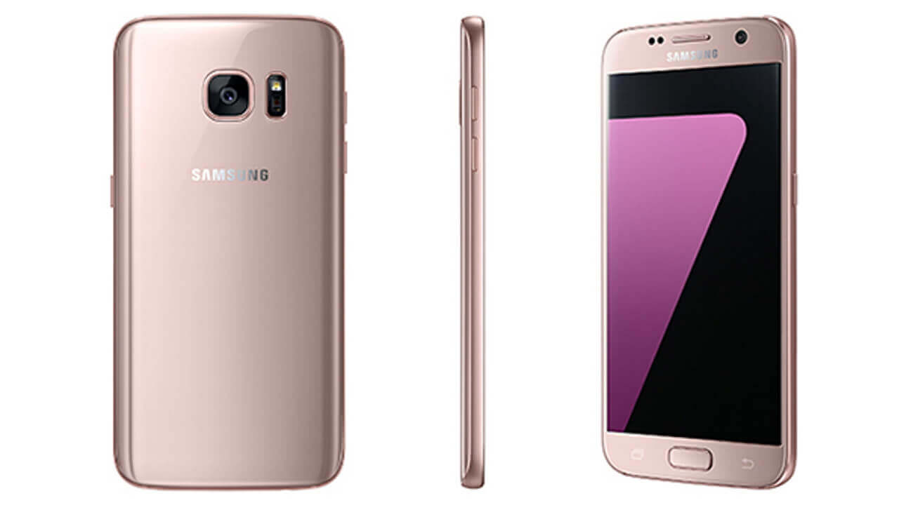 Samsung、「Galaxy S7/S7 edge」新色ピンクゴールド正式発表