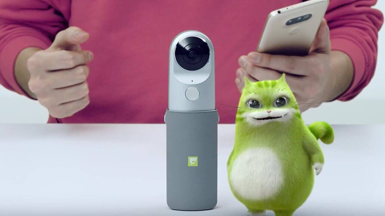 全天球カメラ「LG 360 Cam」How to動画公開