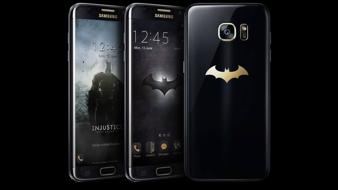 Uniqbe、バットマン仕様「Galaxy S7 edge Injustice Edition」発売