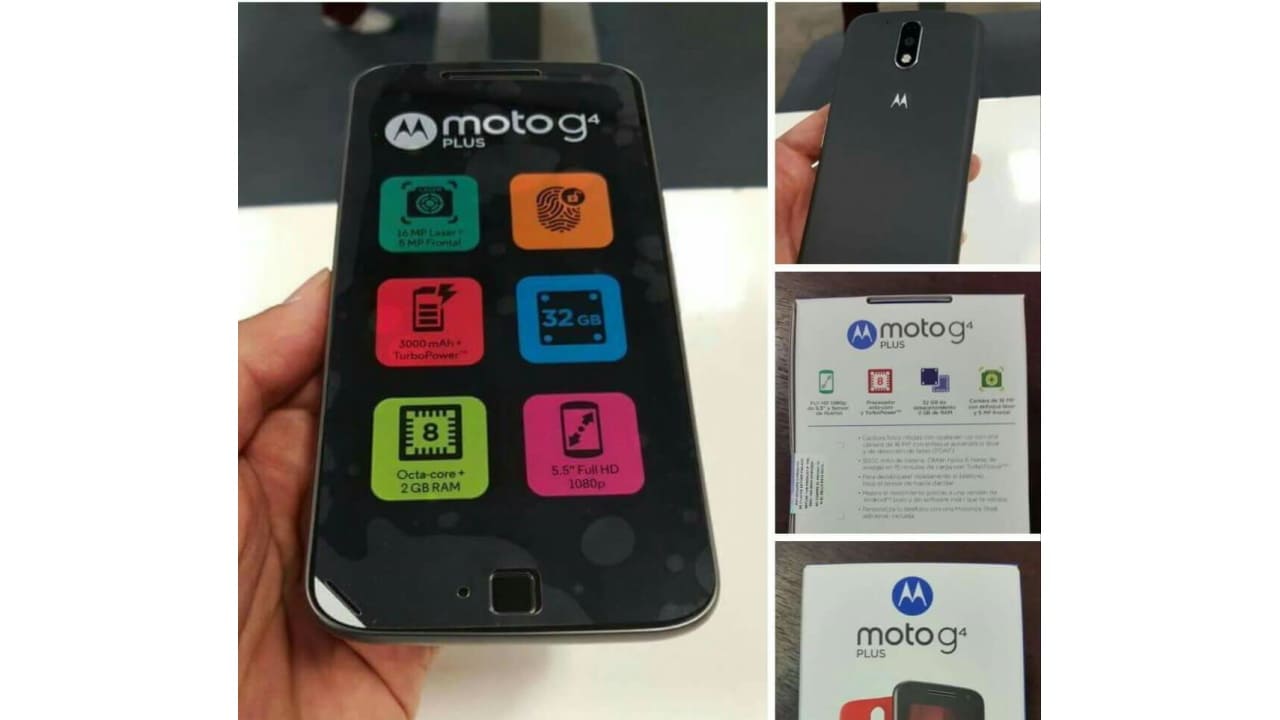 「Moto G4 Plus」製品写真流出