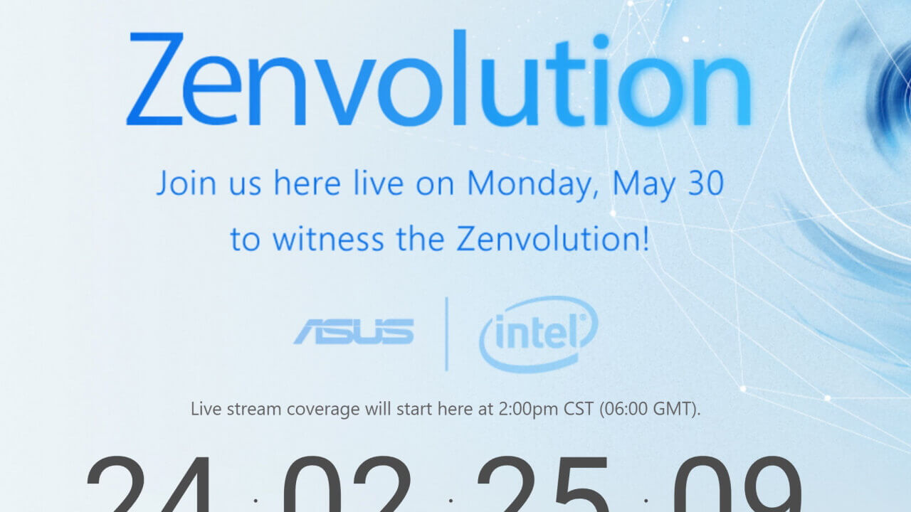 ASUS、Computex 2016プレスカンファレンス「Zenvolution」5月30日開催
