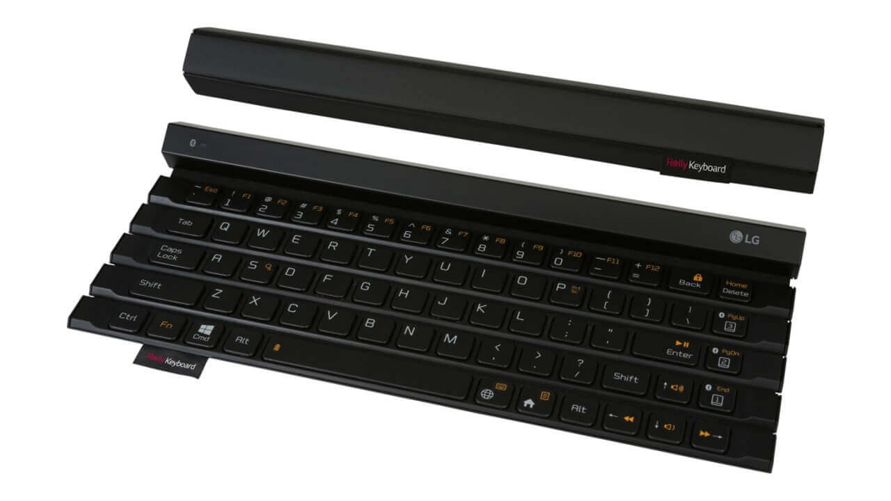新型Bluetoothキーボード「LG Rolly Keyboard 2」国内投入