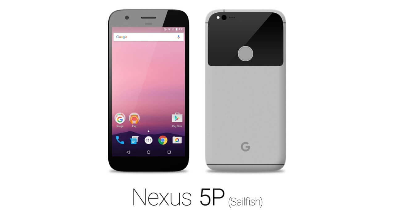 新型「Nexus 5P（Sailfish）」非公式コンセプト画像