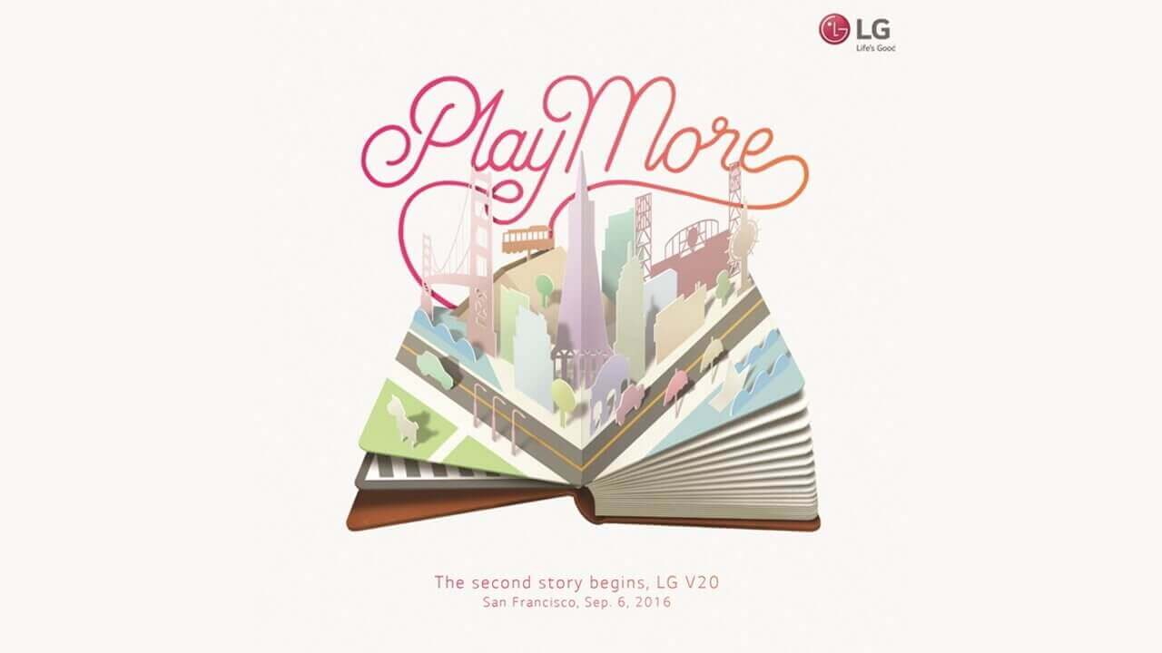 「LG V20」9月6日サンフランシスコで発表