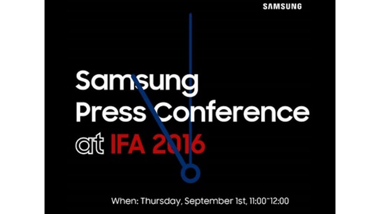 Samsung、9月1日にIFA 2016レスカンファレンス開催