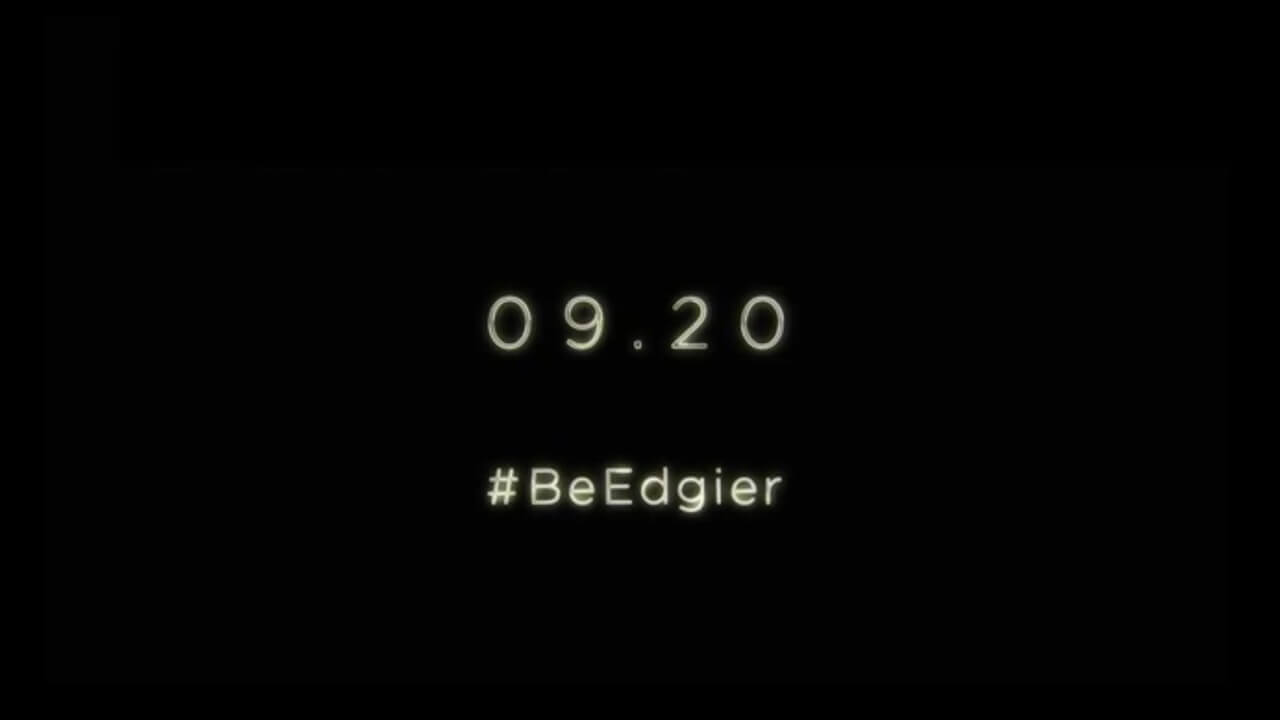 HTC、9月20日の新製品発表に向けたティザー「#BeEdgier」開始