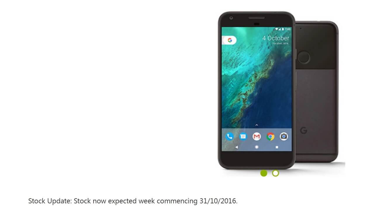 英Unlocked Mobiles、「Pixel/Pixel XL」今週中に入荷予定