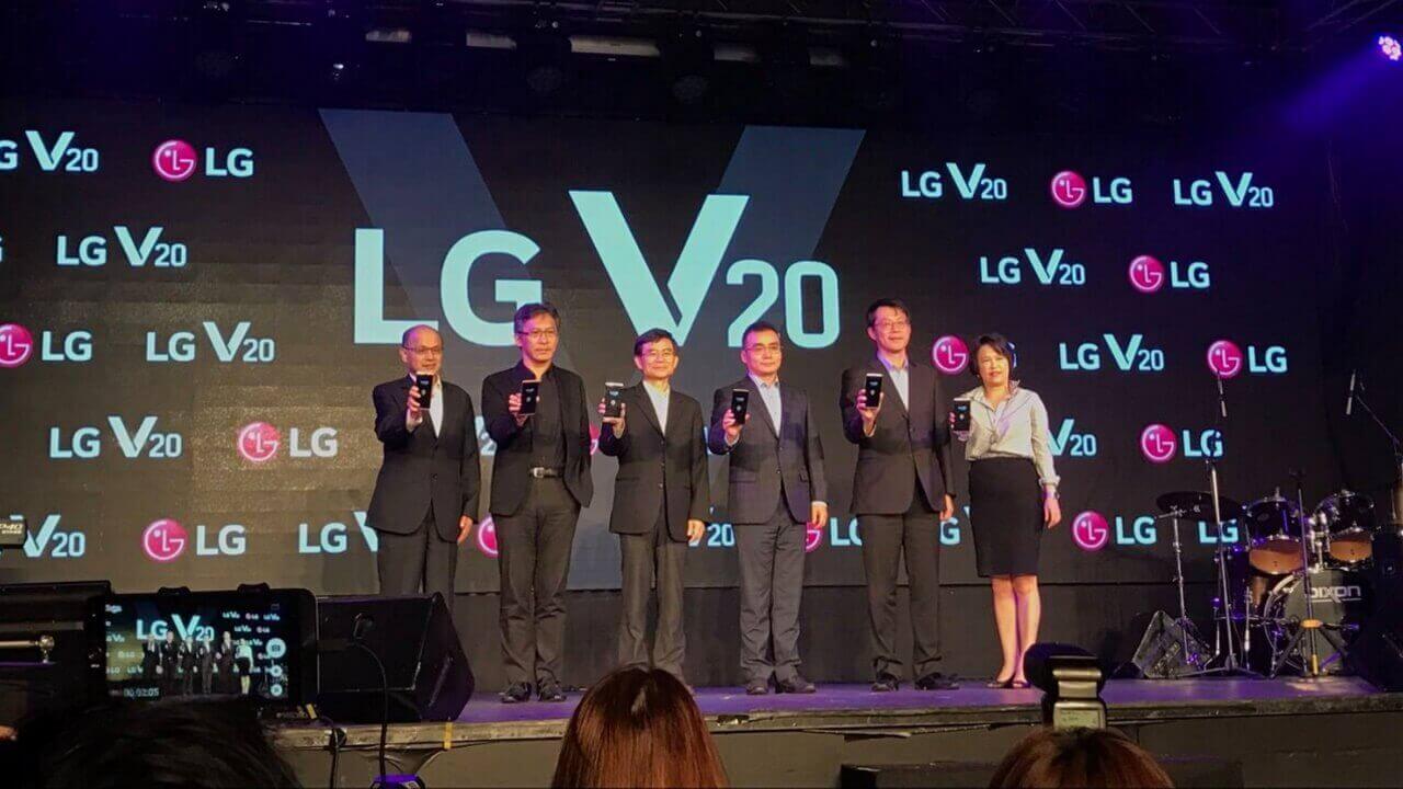 DSDS対応「LG V20」台湾で発表