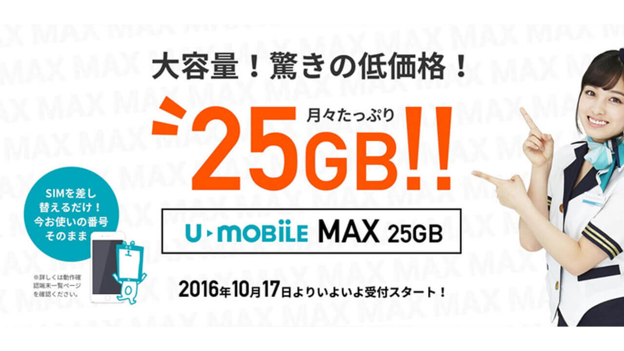 U-mobile MAX 25GB