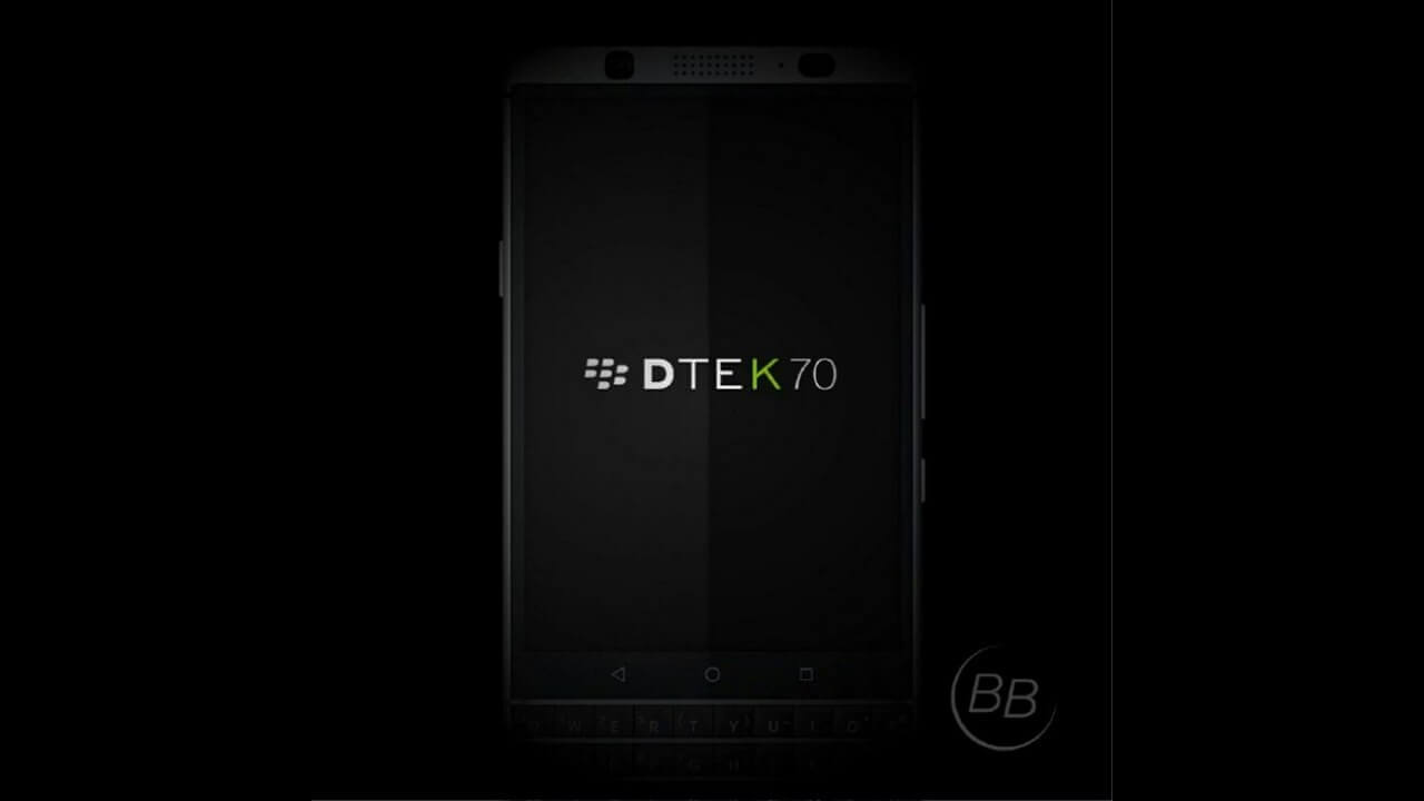 「BlackBerry Mercury（DTEK70）」レンダ画像流出